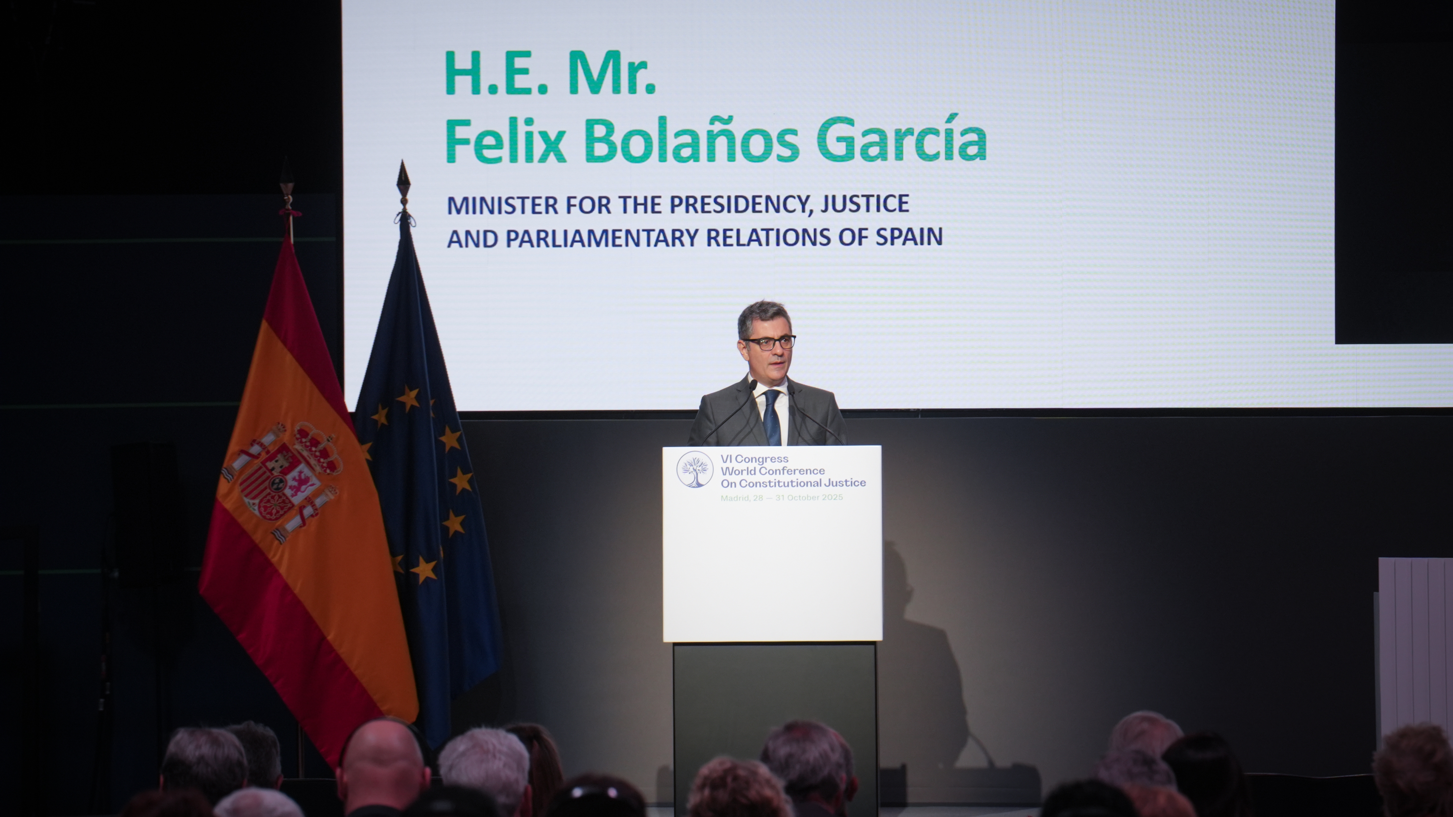 Bolaños en el VI Congreso de la Conferencia Mundial de Justicia Constitucional 